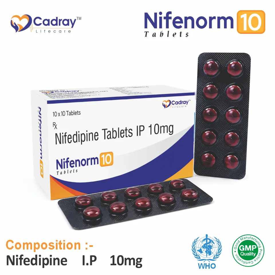 Nifedipine 10 mg Tablet PCD Pharma Franchise
